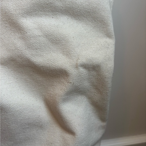 EUC Love Thy Beast Canvas Pet Carrier Tote in Natural & Orange - Picture 12 of 12